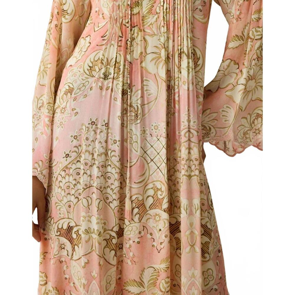 NEW HEMANT & NANDITA anah maxi dress in peach - Picture 4 of 5